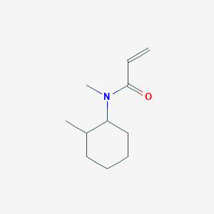 molecular formula C11H19NO B2980815 N-methyl-N-(2-methylcyclohexyl)prop-2-enamide CAS No. 1184370-68-0
