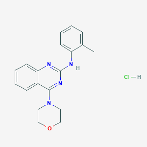 4-morpholino-N-(o-tolyl)quinazolin-2-amine hydrochloride