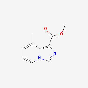 molecular formula C10H10N2O2 B2980846 Methyl 8-methylimidazo[1,5-a]pyridine-1-carboxylate CAS No. 2107688-74-2