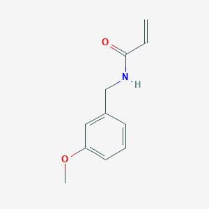 molecular formula C11H13NO2 B2980847 N-[(3-甲氧基苯基)甲基]丙-2-烯酰胺 CAS No. 1156157-22-0