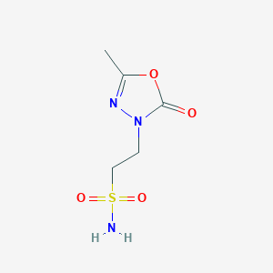 2-(5-Methyl-2-oxo-2,3-dihydro-1,3,4-oxadiazol-3-yl)ethane-1-sulfonamide