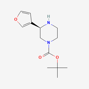 Tert-butyl 3-(furan-3-yl)piperazine-1-carboxylate