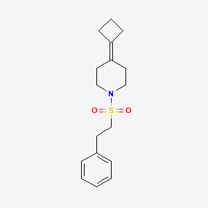 4-Cyclobutylidene-1-(2-phenylethylsulfonyl)piperidine