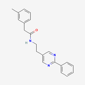 N-(2-(2-phenylpyrimidin-5-yl)ethyl)-2-(m-tolyl)acetamide