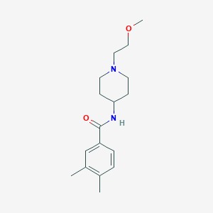 N-(1-(2-methoxyethyl)piperidin-4-yl)-3,4-dimethylbenzamide