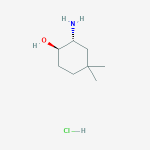(1R,2R)-2-amino-4,4-dimethylcyclohexan-1-ol hydrochloride