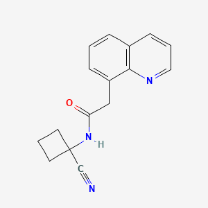 N-(1-cyanocyclobutyl)-2-(quinolin-8-yl)acetamide
