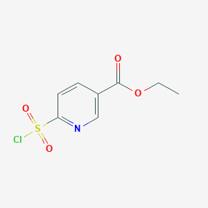 Ethyl 6-(chlorosulfonyl)nicotinate