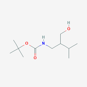 tert-butyl N-[3-hydroxy-2-(propan-2-yl)propyl]carbamate