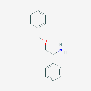 molecular formula C15H17NO B2980987 2-(Benzyloxy)-1-phenylethan-1-amine CAS No. 127001-22-3