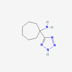 1-(2H-tetrazol-5-yl)cycloheptan-1-amine