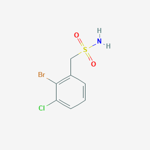 molecular formula C7H7BrClNO2S B2981018 (2-Bromo-3-chlorophenyl)methanesulfonamide CAS No. 2126160-60-7