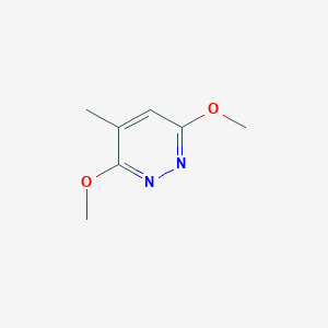 molecular formula C7H10N2O2 B2981032 3,6-二甲氧基-4-甲基吡哒嗪 CAS No. 89943-29-3