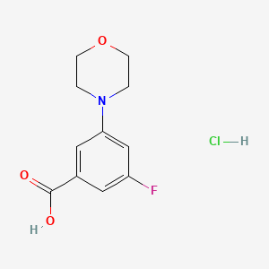 3-Fluoro-5-(morpholin-4-yl)benzoic acid hydrochloride