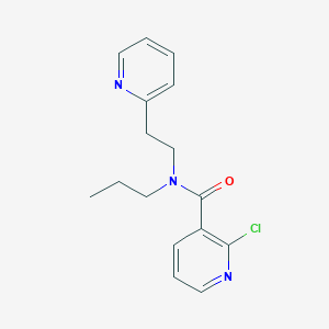 molecular formula C16H18ClN3O B2981094 2-Chloro-N-propyl-N-(2-pyridin-2-ylethyl)pyridine-3-carboxamide CAS No. 1385353-18-3