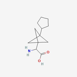 2-Amino-2-(3-cyclopentyl-1-bicyclo[1.1.1]pentanyl)acetic acid