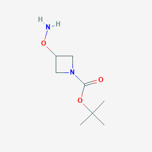 molecular formula C8H16N2O3 B2981125 Tert-butyl 3-(aminooxy)azetidine-1-carboxylate CAS No. 868943-45-7