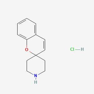 molecular formula C13H16ClNO B2981159 螺[色满-2,4'-哌啶]盐酸盐 CAS No. 1047655-63-9