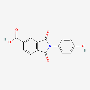 2-(4-hydroxyphenyl)-1,3-dioxo-2,3-dihydro-1H-isoindole-5-carboxylic acid