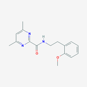 N-[2-(2-Methoxyphenyl)ethyl]-4,6-dimethylpyrimidine-2-carboxamide