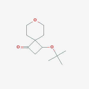 3-(tert-Butoxy)-7-oxaspiro[3.5]nonan-1-one