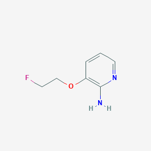 molecular formula C7H9FN2O B2981205 3-(2-Fluoroethoxy)pyridin-2-amine CAS No. 1499492-52-2