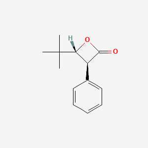 molecular formula C13H16O2 B2981231 (3S,4R)-4-Tert-butyl-3-phenyloxetan-2-one CAS No. 69974-12-5