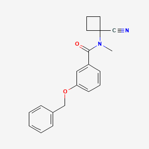 3-(benzyloxy)-N-(1-cyanocyclobutyl)-N-methylbenzamide