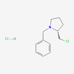 molecular formula C12H17Cl2N B2981301 (R)-1-Benzyl-2-(chloromethyl)pyrrolidine hydrochloride CAS No. 1226802-08-9