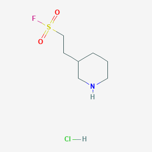 2-Piperidin-3-ylethanesulfonyl fluoride;hydrochloride