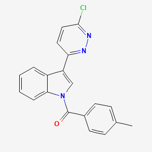 [3-(6-chloro-3-pyridazinyl)-1H-indol-1-yl](4-methylphenyl)methanone