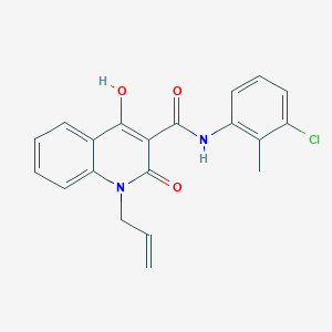 1-allyl-N-(3-chloro-2-methylphenyl)-4-hydroxy-2-oxo-1,2-dihydroquinoline-3-carboxamide