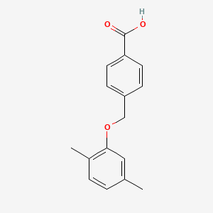 4-[(2,5-Dimethylphenoxy)methyl]benzoic acid