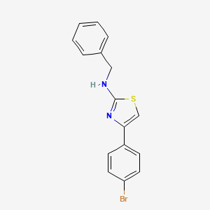 Benzyl-[4-(4-bromo-phenyl)-thiazol-2-yl]-amine
