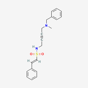 (E)-N-(4-(benzyl(methyl)amino)but-2-yn-1-yl)-2-phenylethenesulfonamide