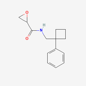 N-[(1-Phenylcyclobutyl)methyl]oxirane-2-carboxamide