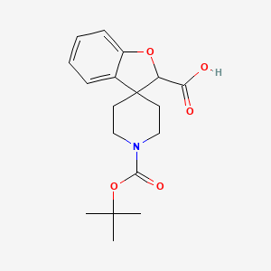 1'-(tert-Butoxycarbonyl)-2H-spiro[benzofuran-3,4'-piperidine]-2-carboxylic acid