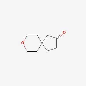 molecular formula C9H14O2 B2981403 8-氧代螺[4.5]癸烷-3-酮 CAS No. 1895195-54-6