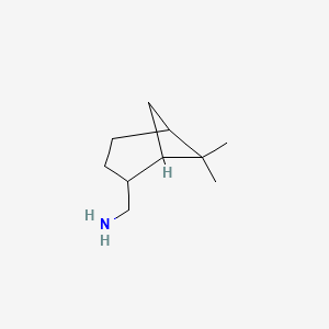 molecular formula C10H19N B2981424 [(6,6-Dimethylbicyclo[3.1.1]hept-2-yl)methyl]amine CAS No. 38235-68-6; 74837-99-3