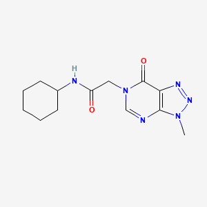 N-cyclohexyl-2-(3-methyl-7-oxo-3H-[1,2,3]triazolo[4,5-d]pyrimidin-6(7H)-yl)acetamide