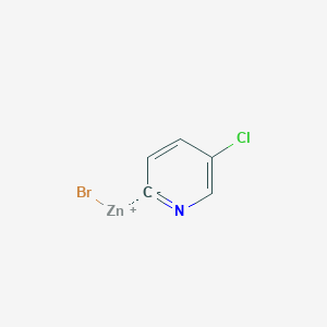 molecular formula C5H3BrClNZn B2981461 5-Chloro-2-pyridylzinc bromide CAS No. 935433-88-8