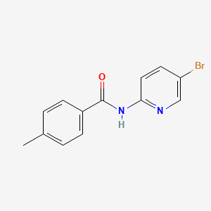 molecular formula C13H11BrN2O B2981487 N-(5-溴吡啶-2-基)-4-甲基苯甲酰胺 CAS No. 86843-83-6