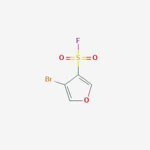molecular formula C4H2BrFO3S B2981491 4-Bromofuran-3-sulfonyl fluoride CAS No. 2375273-75-7