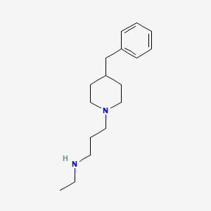 molecular formula C17H28N2 B2981503 [3-(4-Benzylpiperidin-1-yl)propyl](ethyl)amine CAS No. 1306034-51-4