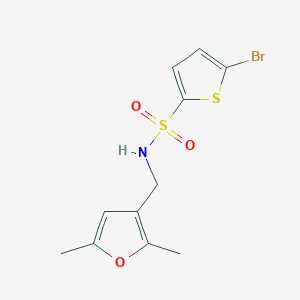 5-bromo-N-((2,5-dimethylfuran-3-yl)methyl)thiophene-2-sulfonamide