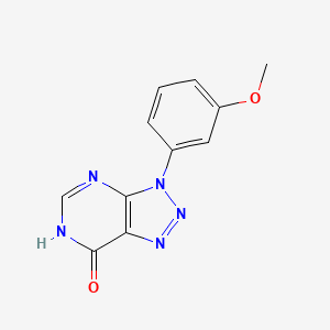 3-(3-methoxyphenyl)-3,6-dihydro-7H-[1,2,3]triazolo[4,5-d]pyrimidin-7-one