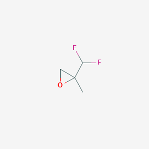 molecular formula C4H6F2O B2981543 2-(Difluoromethyl)-2-methyloxirane CAS No. 430-31-9