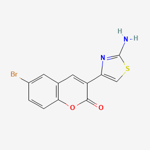 3-(2-amino-1,3-thiazol-4-yl)-6-bromo-2H-chromen-2-one