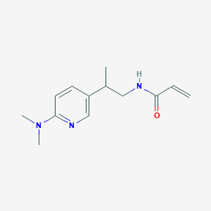 N-[2-[6-(Dimethylamino)pyridin-3-yl]propyl]prop-2-enamide