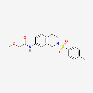 2-methoxy-N-(2-tosyl-1,2,3,4-tetrahydroisoquinolin-7-yl)acetamide